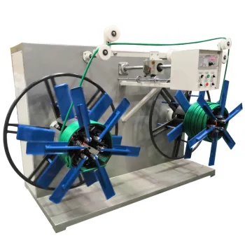 Double Shaft Plastic Pipe Coiler Winding Machine