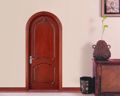 Villas Arched Wood Door Solid Wood Interior Doors Internal Wooden Doors