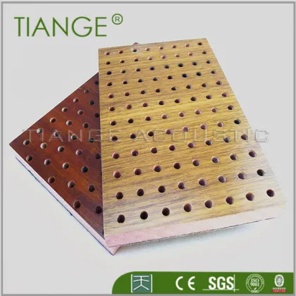 mdf wall board perforated acoustic sound absorbing panel