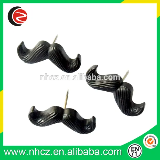 Black Mustache Pushpin