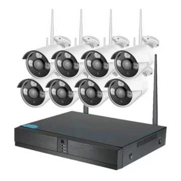 8CH Security CCTV Camera System with 1080P Bullet Outdoor NVR Kit
