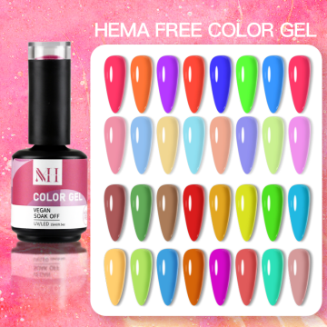 Tpo Hema Vegan Organic UV Gel Polish Set - Low Price One Step 3in1 Long Lasting Gel