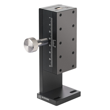 Χειροκίνητο κράμα αλουμινίου Z-axis Dovetail Groove Stage 90mm