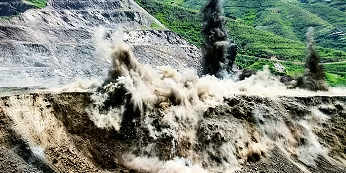 environmental mine blasting