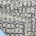 Checked Pattern 90% Polyester 10% Rayon Mixed Fabric