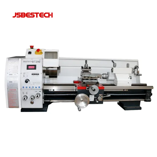Mini manual type metal working bench lathe machine