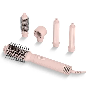 5-in-1 Hair Dryer: Comb, Brush, Curling, Straightening & Volumizing