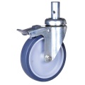 125mm light duty caster with lock