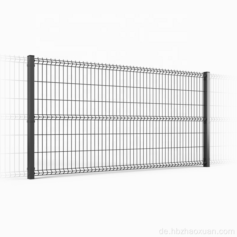 Outdoor gebrauchte dekorative 3D -gebogene Zaunpaneele