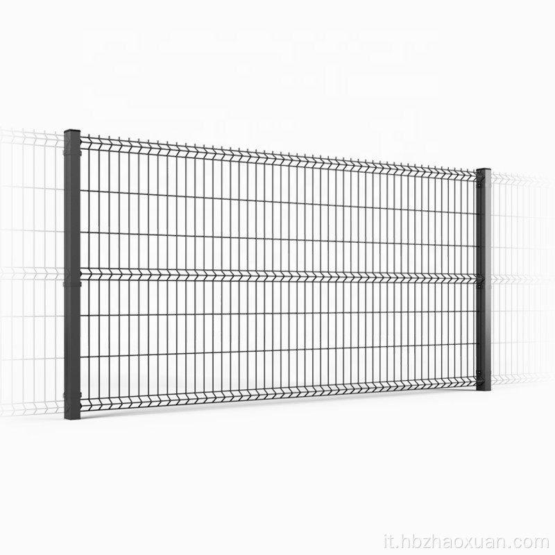 Pannelli di recinzione curva 3D decorativi usati all'aperto