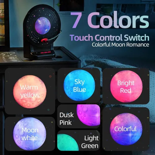 Dimmable 3D Moon Lamp с динамиком Bluetooth