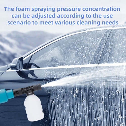 6 in 1 Nozzle Portable Lithium Battery Car Washer Gun