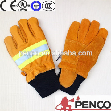 Fireman protective fire fighter gloves
