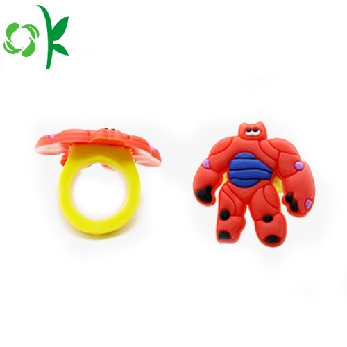 Hot Sälj Superman Silikon Ringar Barn Souvenir Ring
