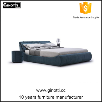 Italian modern solid wood king size bedroom set