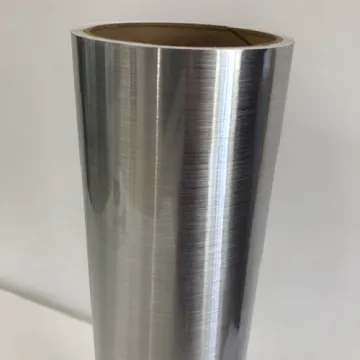 100micron Brush effect Silver Color Pet Film