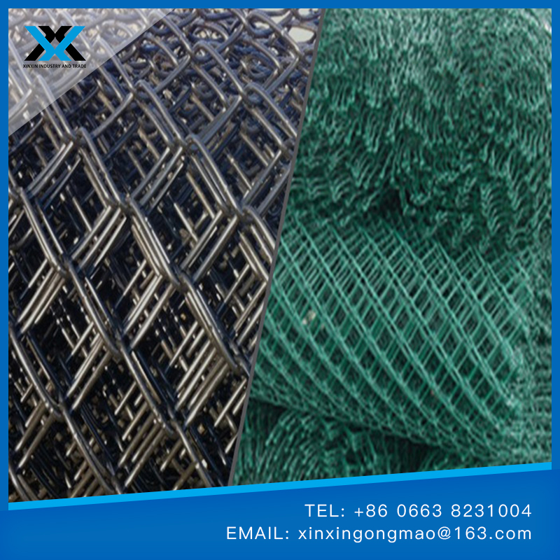 Stainless Steel Diamond Mesh Galvanized Or PVC