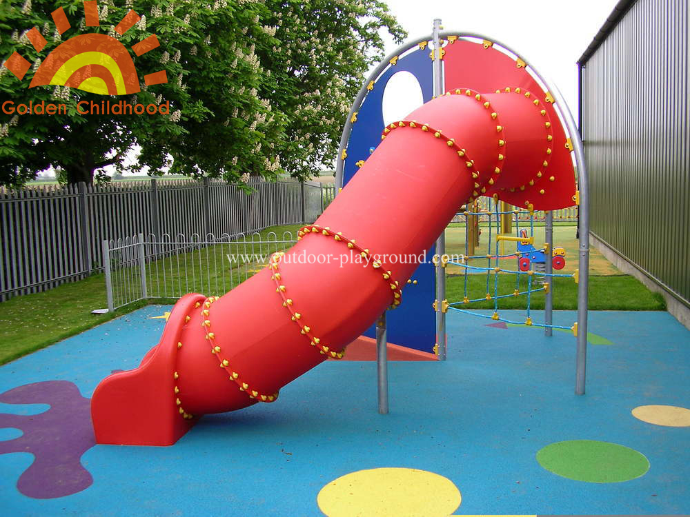 outdoor straight tube slide equipment