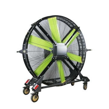 Commercial Gym Equipment: 2.1m Big Industrial Fan - Floor Drum Fan with Wheels for High-Impact Fitness Centers