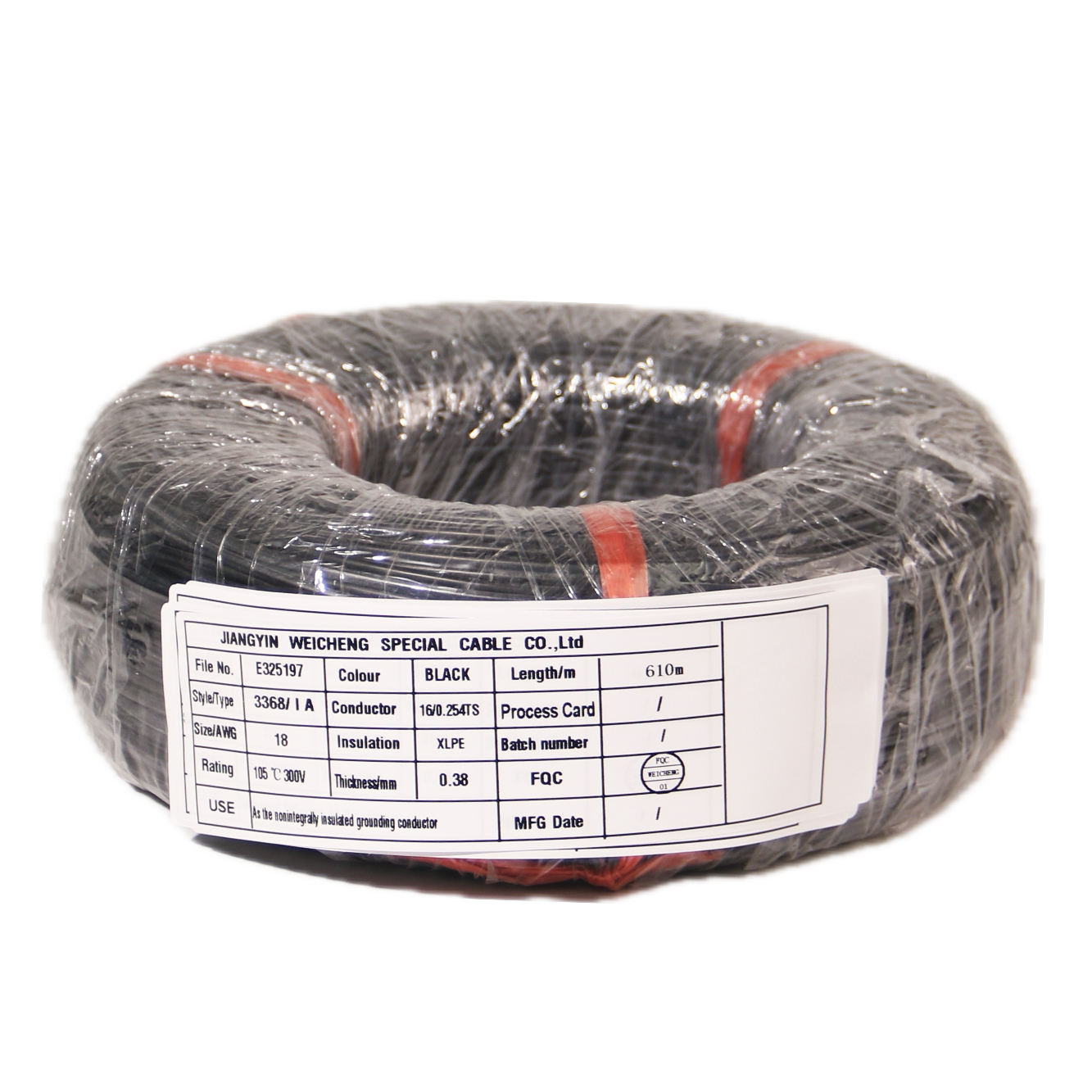 UL3368 American standard single core wire UL3368 18AWG