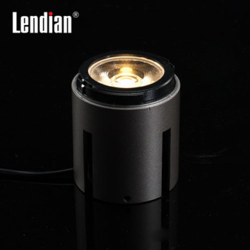 Hot Sale Black Round Office Illumination Decor 15W-40W COB Downlight Recessed Light
