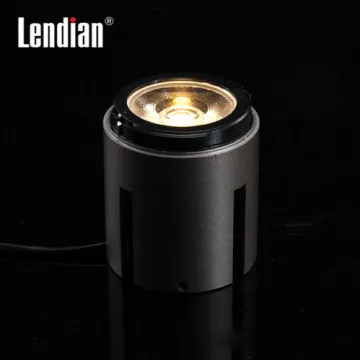 Hot Sale Black Round Office Illumination Decor 15W-40W COB Downlight Recessed Light