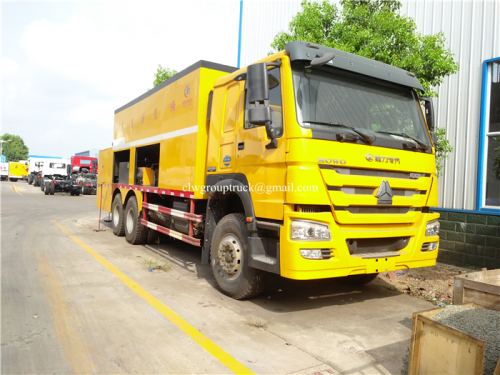 Camion distributeur d&#39;asphalte routier 6x4 LHD