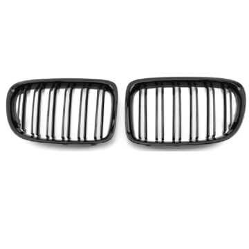 Gloss Black Double Line Kidney Front Grille for BMW E84