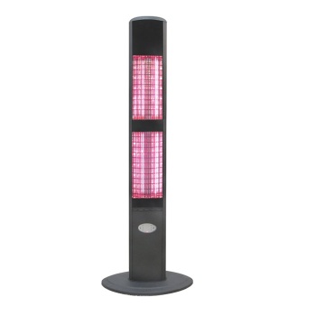 Infrared Electric Outdoor Patio Heater with Bluetooth Speaker and LED Light