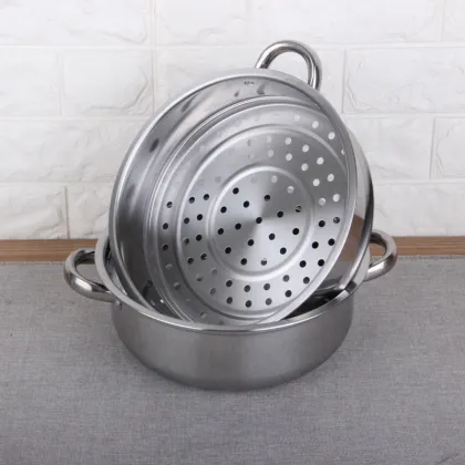 Commercial Stainless Steel Steamer Pot for Rice Dumplings and Seafood