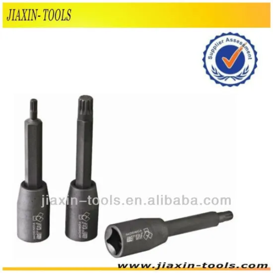 Quality 1/2" Drive hex bit impact socket for Screwdriver