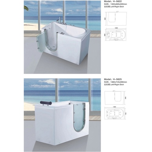 Whirlpool Air Jetted Walk In Tub Untuk Warga Emas