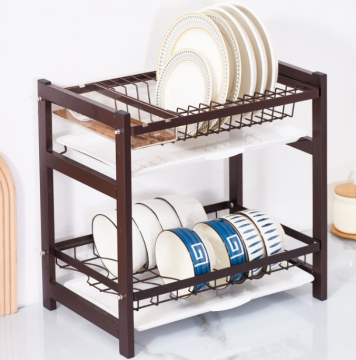 Metal Kitchen Dish Drying Rack for Bowls and Plates