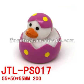 Egg shaped Easter yellow duck toys