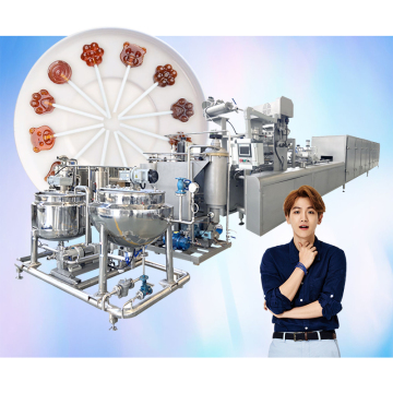 Complete Lollipop Making Machine for Kipop Double Layer Lollipop Factory Price