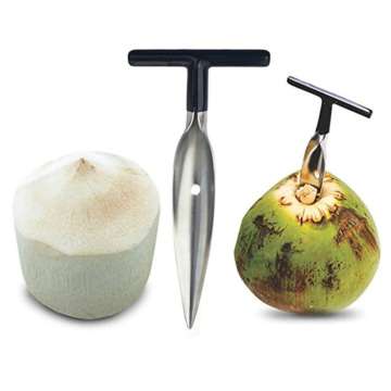 Stainless Steel Coconut Opener for Fresh Green Coconut Water Open Tools Open Hole Cut Fruit Can Opener Tools