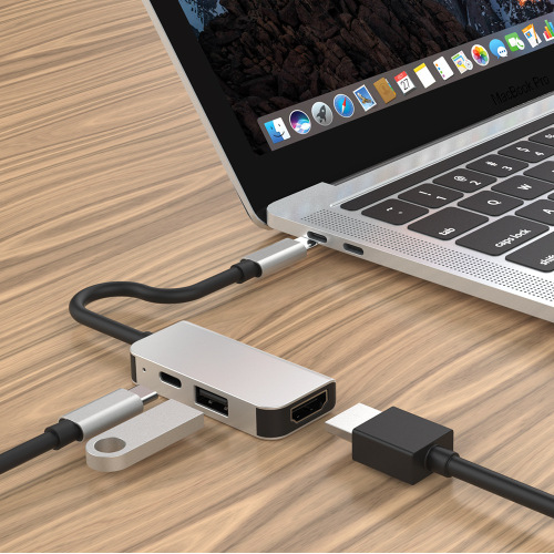 New 3 IN 1 USB-C HUB To HDMI