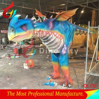 Life size walking dinosaur costume