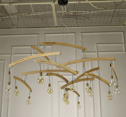 Modern Wooden Chandelier Pendant Lighting MD8096-16