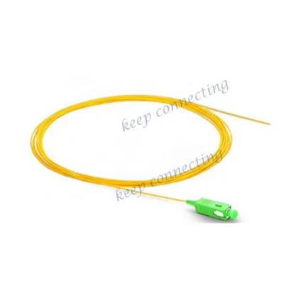 LSZH/PVC Ferrule SC APC/UPC Pigtail Patch Cord with Low Insertion Loss