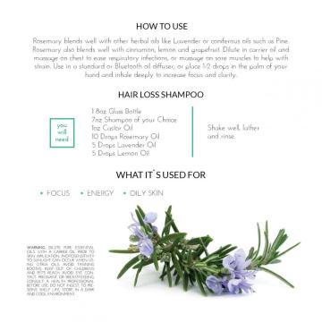100% Pure Rosemary Essential Oil with Reasonable price