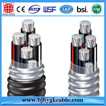 Cable aislado XLPE de la aleación de aluminio de 600 voltios