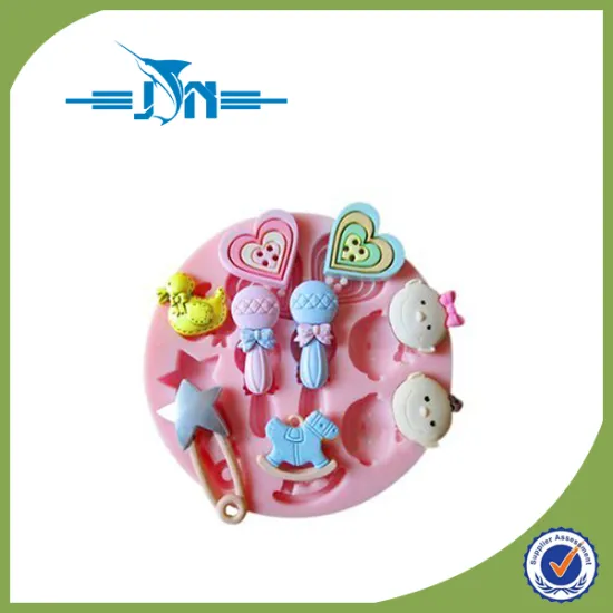 Products Set of 2 Bow Molds for Candy Cake Decorations - Silicone Ribbon Mold