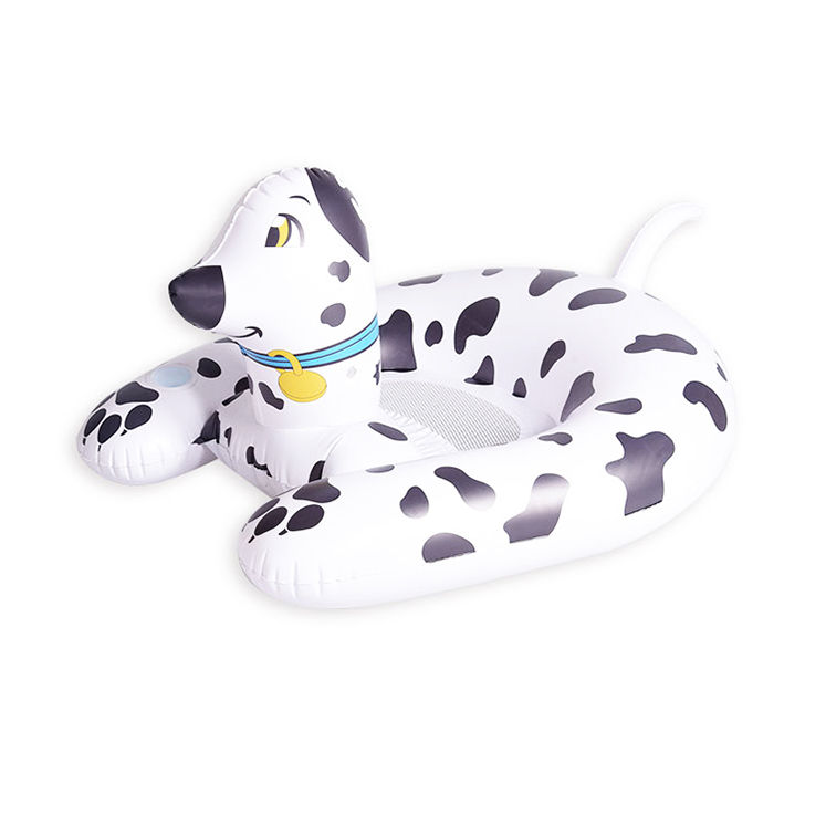 Customize spotty dog adults Inflatable Ride-on pool floats