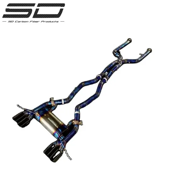 High Performance Titanium Exhaust System with Valve Control for M4 G82