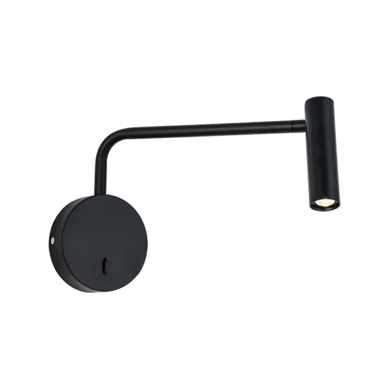 Modern Flexible Hose Wall Light - Industrial Hotel Bedside Lighting