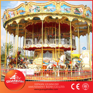 So amazing! luxury merry go round amusement kiddie rides for sale
