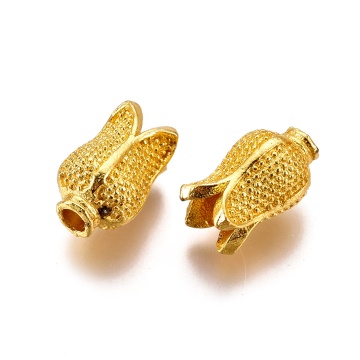 PandaHall: Discover Unique Golden Tibetan Style Alloy Flower Beads Online