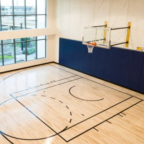 PVC Sports Flooring for Basketball and Badminton Courts