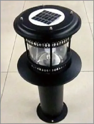 Solar Lawn Post Light 3W